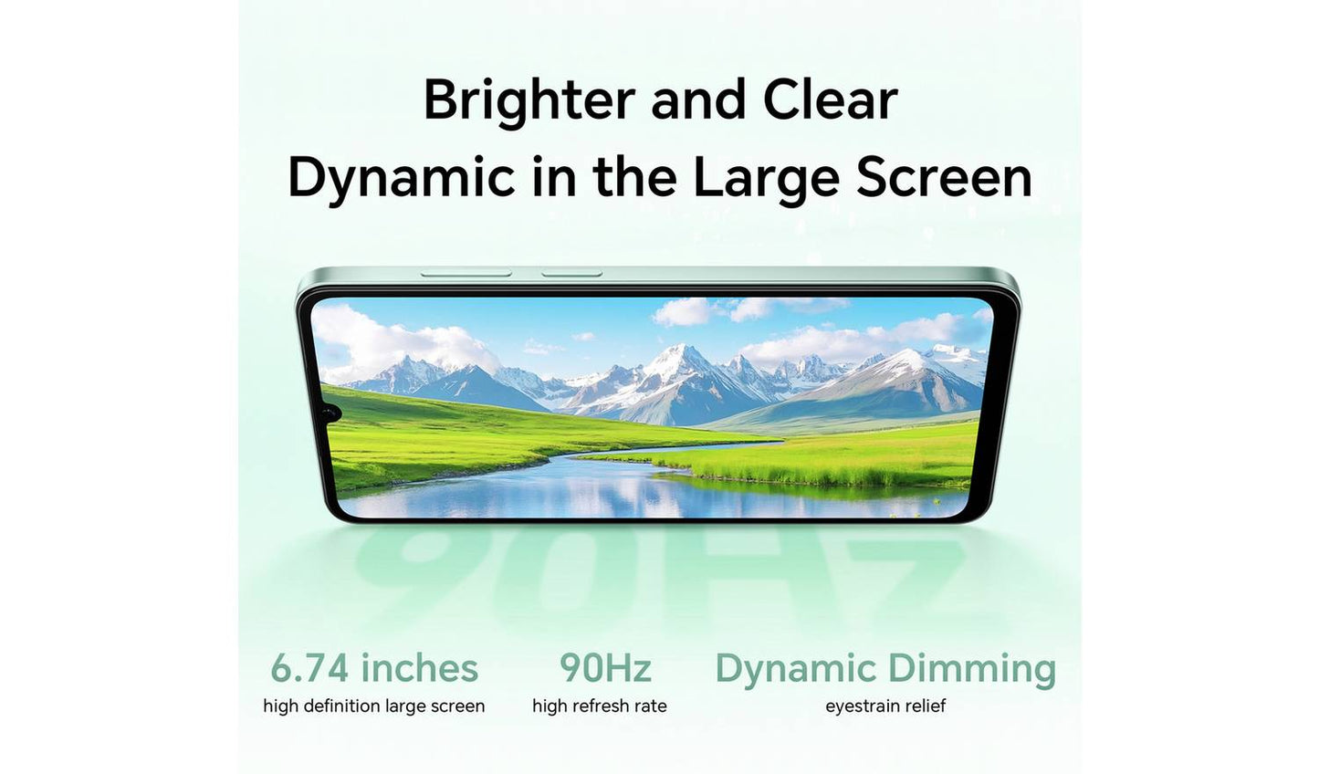 SIM Free HONOR X5c Plus 128GB AI Mobile Phone Midnight Black