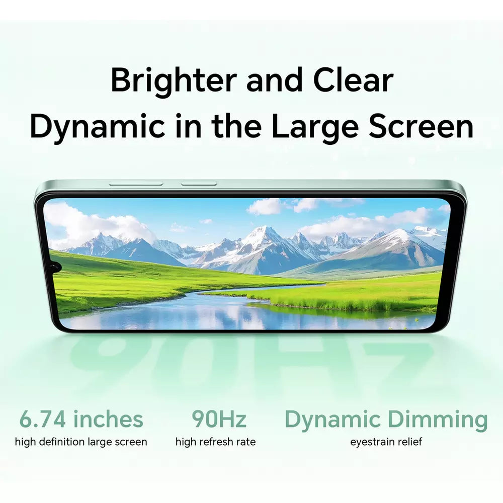 SIM Free HONOR X5c Plus 128GB AI Mobile Phone - Ocean Cyan