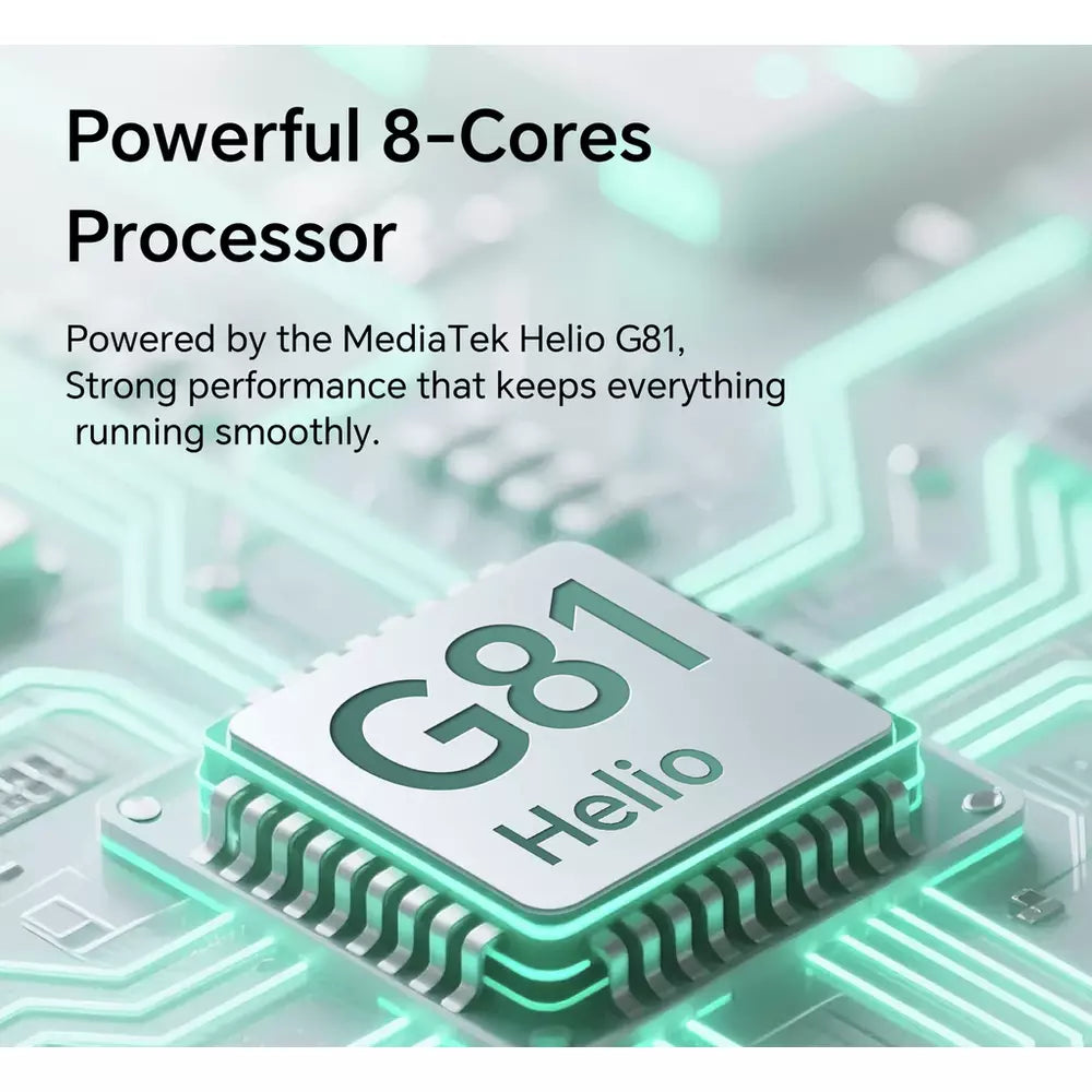 SIM Free HONOR X5c Plus 128GB AI Mobile Phone - Ocean Cyan