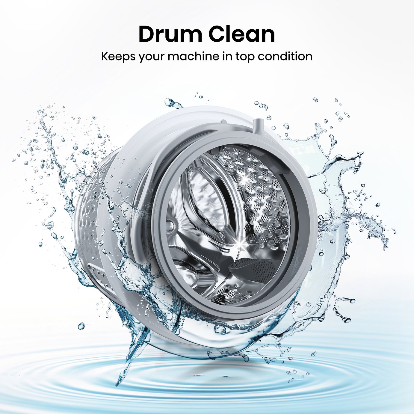 Hisense WF1Q1041BW 10KG 1400 Spin Washing Machine - White