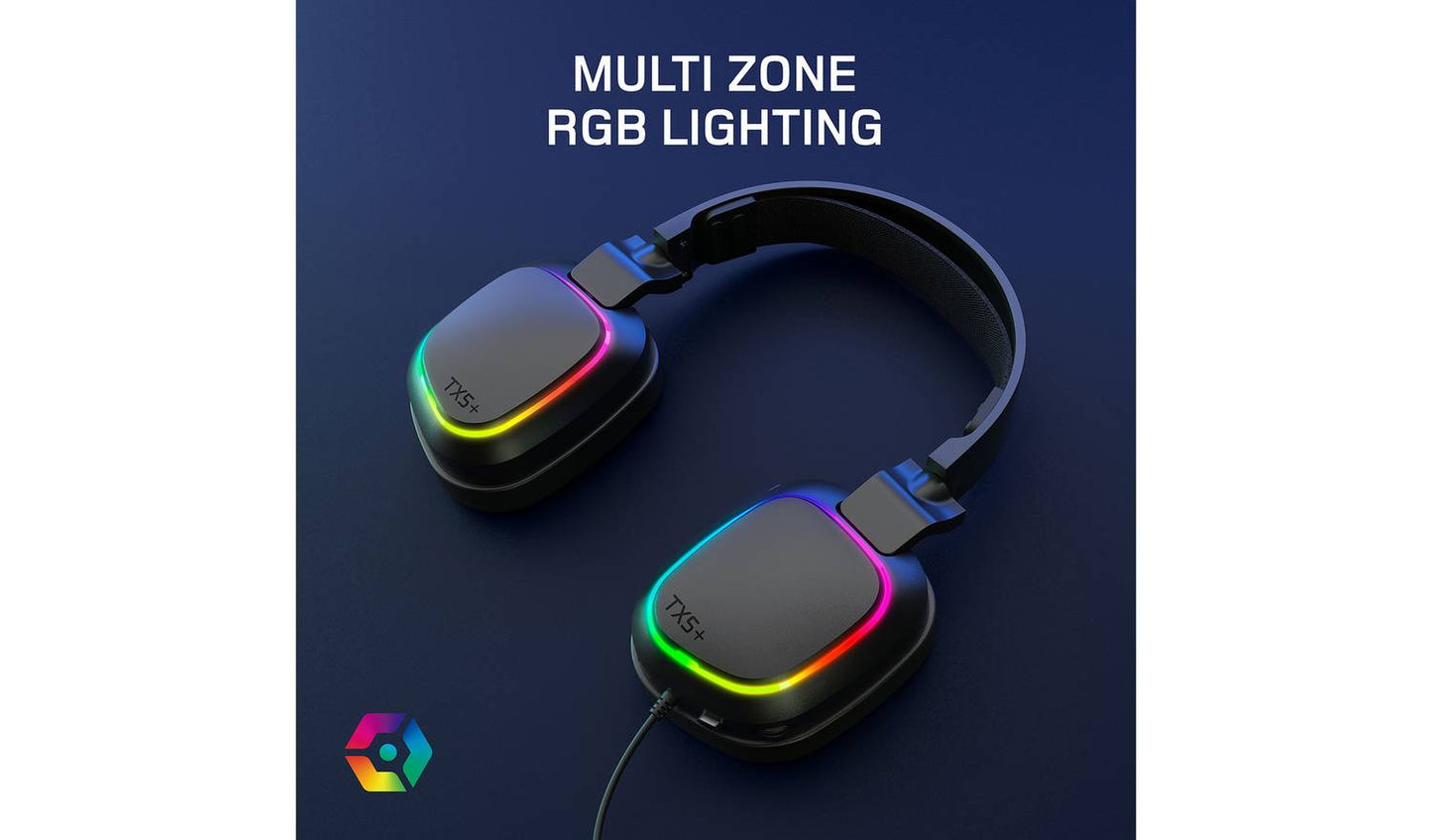 Gioteck TX5+ PS5, PS4, Xbox, Switch, PC Gaming Headset Black