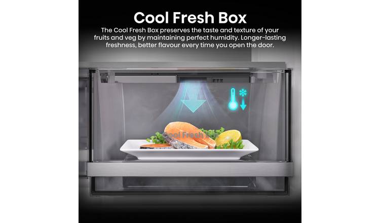 Hisense RQ5P640SYSD American Fridge Freezer -Stainless Steel