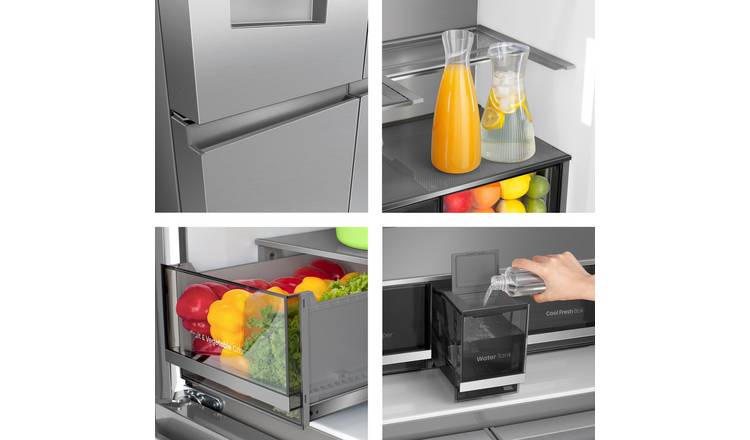 Hisense RQ5P640SYSD American Fridge Freezer -Stainless Steel