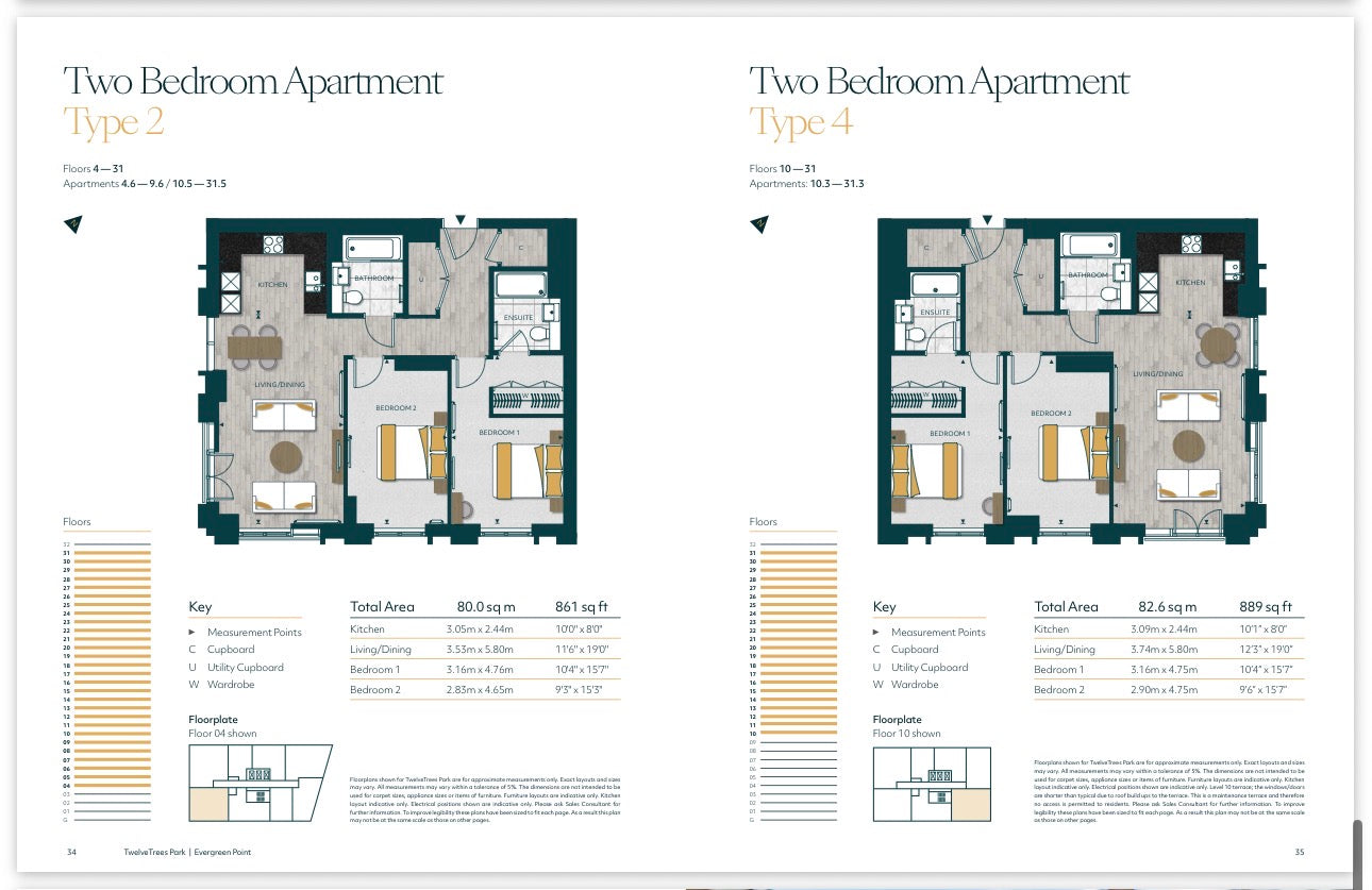 Twelvetrees Park  — Suite 1 2 and 3 Bedroom Ultra Luxury Homes — 24 Hr Concierge and World Class Amenities — West Ham London — E16