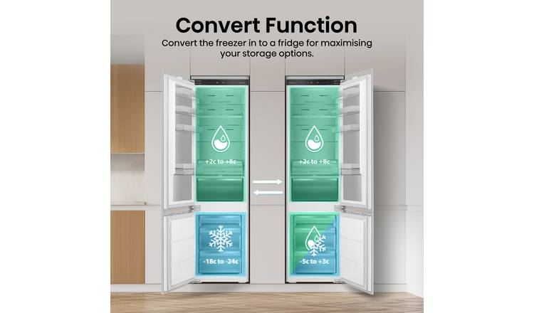 Hisense RB5B280SSWC Integrated Fridge Freezer - White