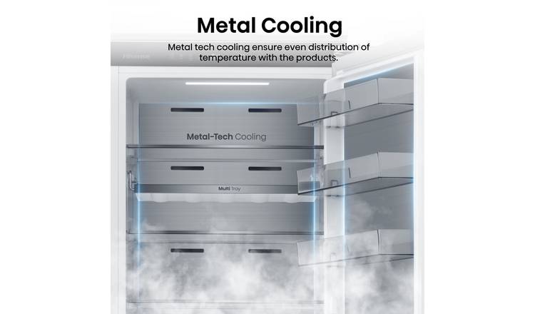 Hisense RB5B280SSWC Integrated Fridge Freezer - White