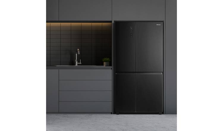 Hisense RS5P668SSFC American Fridge Freezer - Black