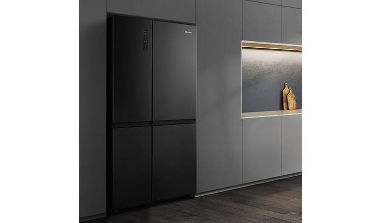 Hisense RS5P668SSFC American Fridge Freezer - Black
