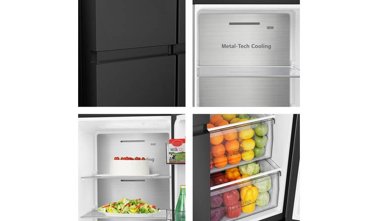 Hisense RS5P668SSFC American Fridge Freezer - Black
