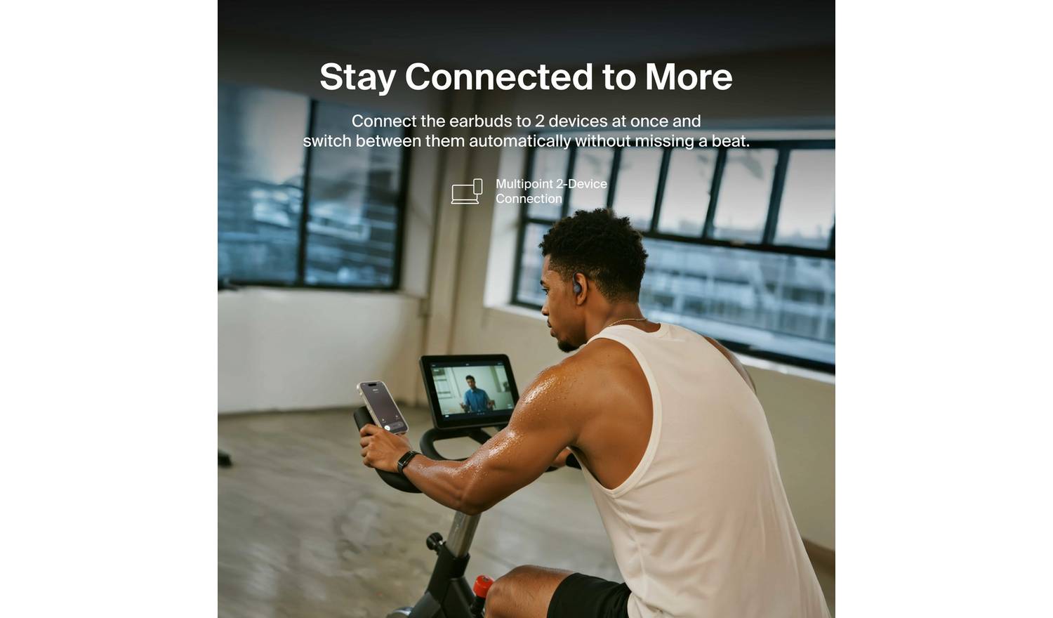 Belkin SoundForm ActiveFit Wireless Sports Earbuds - Black