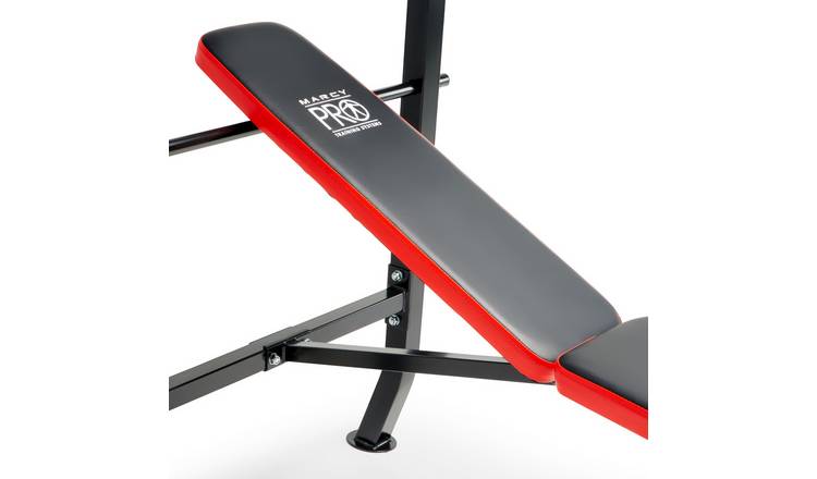 Marcy Pro PM2084 Standard Weight Bench with 45kg Weight Set