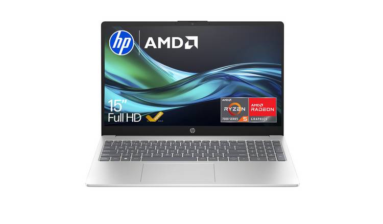 HP BM2U3EA 15.6in R5 16GB 512GB Laptop - Silver