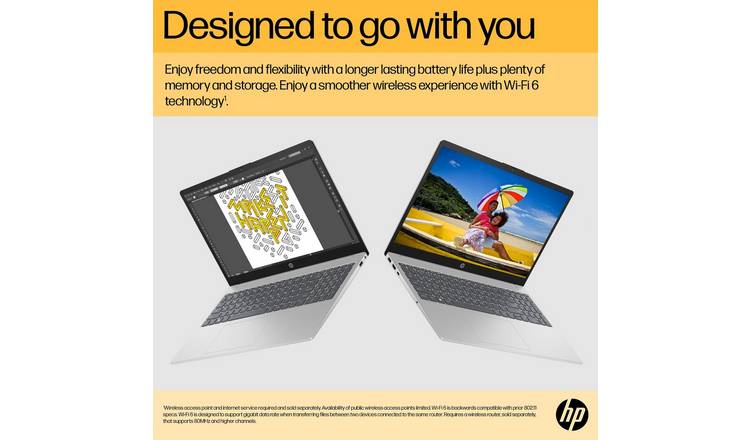 HP BM2U3EA 15.6in R5 16GB 512GB Laptop - Silver