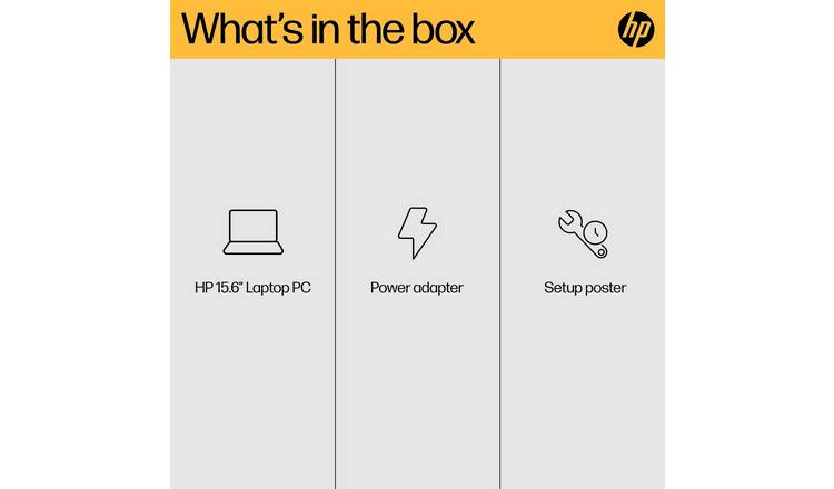 HP BM2U3EA 15.6in R5 16GB 512GB Laptop - Silver