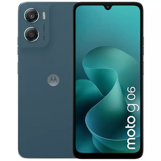 SIM Free Motorola g06 64GB AI Mobile Phone - Blue