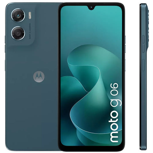 SIM Free Motorola g06 64GB AI Mobile Phone - Blue