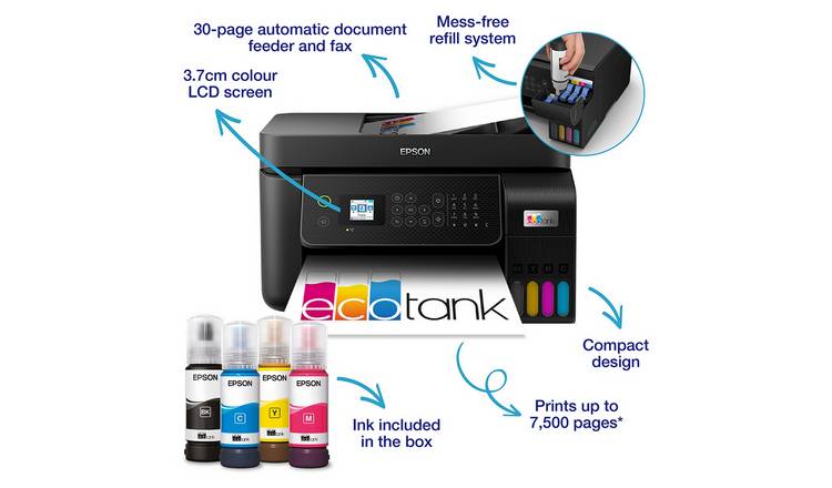 Epson EcoTank ET4800 Wireless Inkjet Printers