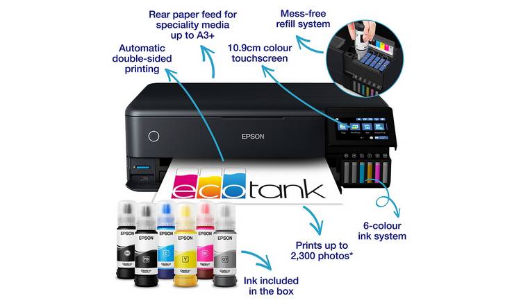 Epson EcoTank ET-8550 Wireless Inkjet Printer