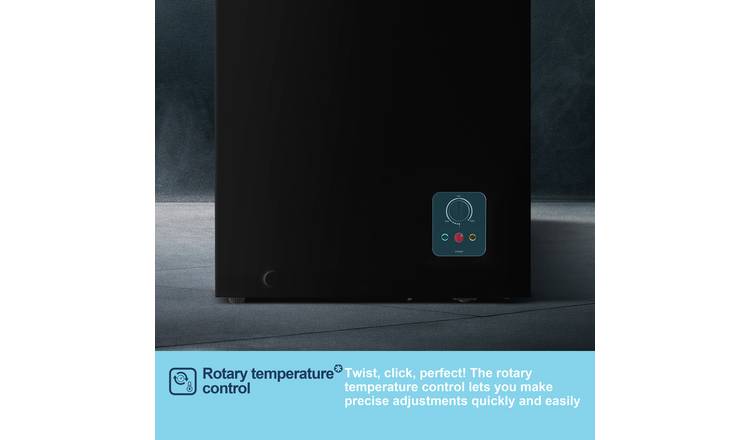 Fridgemaster MCF96EB Chest Freezer - Black