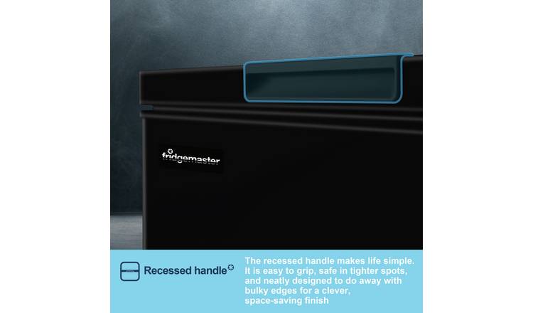 Fridgemaster MCF96EB Chest Freezer - Black