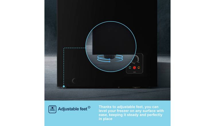 Fridgemaster MCF96EB Chest Freezer - Black