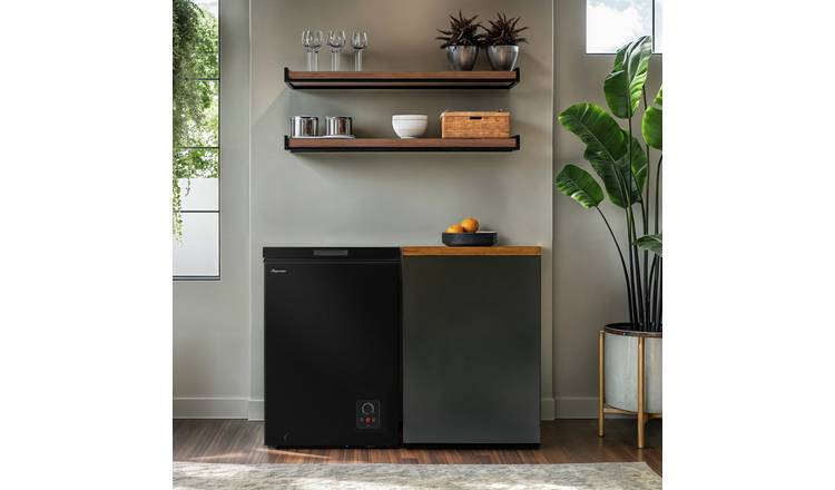 Fridgemaster MCF96EB Chest Freezer - Black