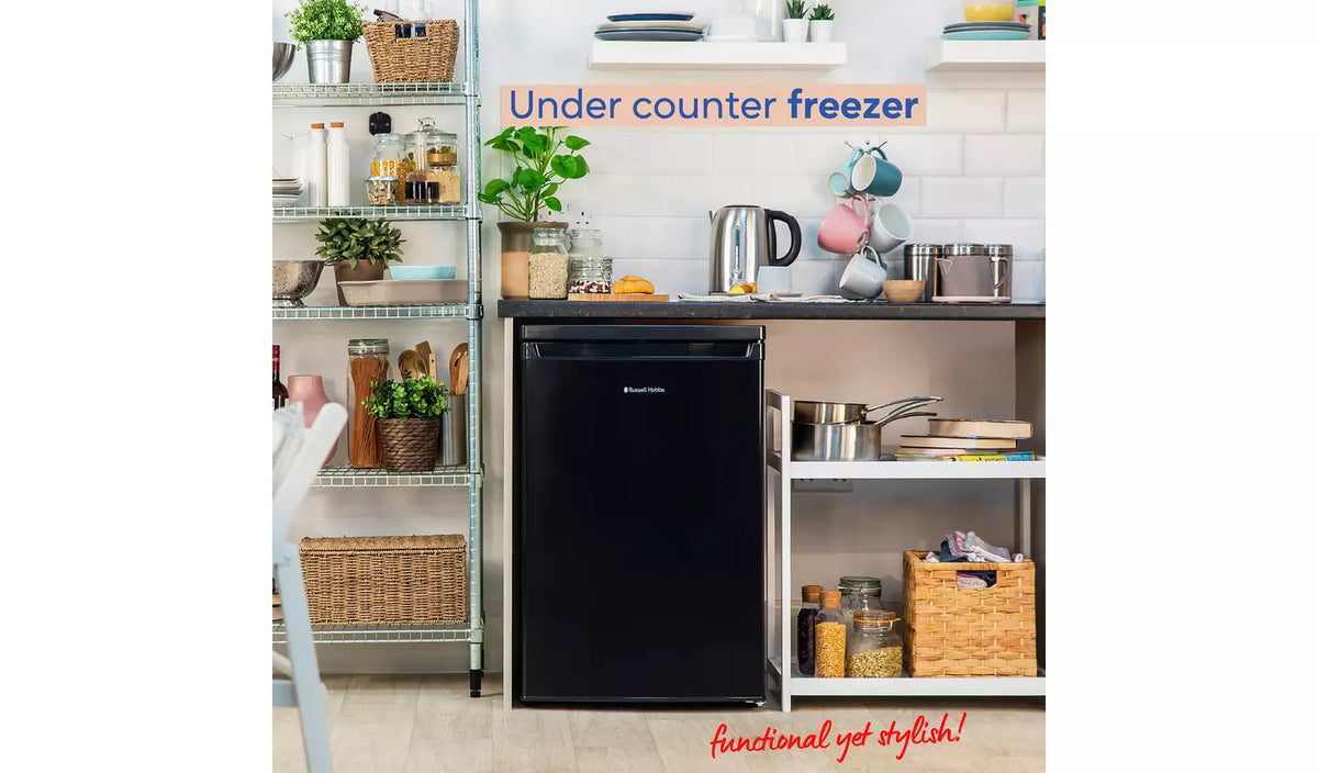 Russell Hobbs RH85UCFZ552E1B Under Counter Freezer - Black