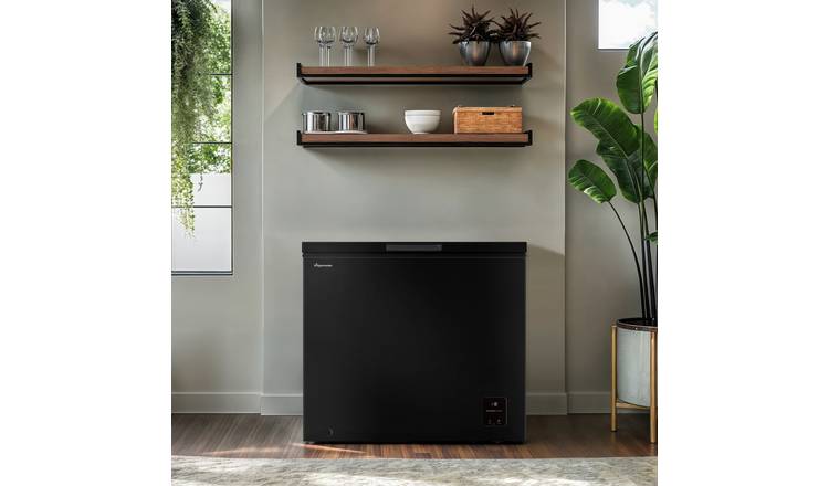 Fridgemaster MCF198EB Chest Freezer - Black