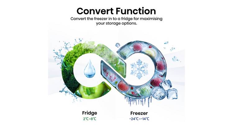 Hisense RB3B250SAWE1 Integrated Fridge Freezer - White