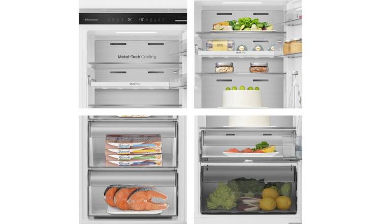 Hisense RB3B250SAWE1 Integrated Fridge Freezer - White