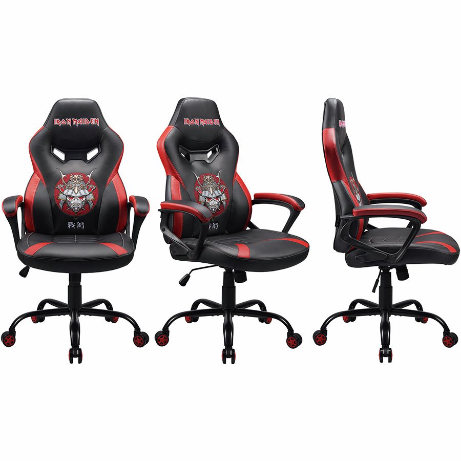 Subsonic Iron Maiden Junior Gaming Chair - Black and Red