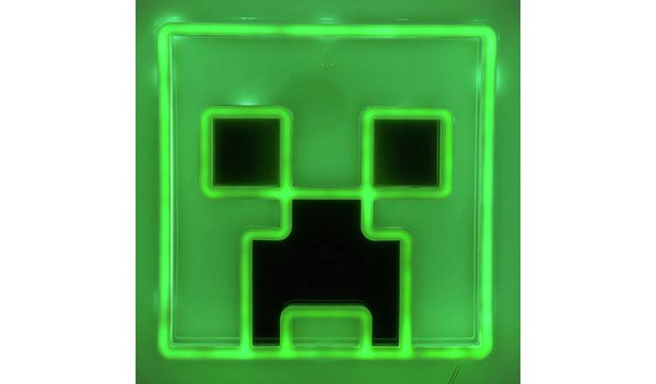 Minecraft Creeper LED Wall Light - Green