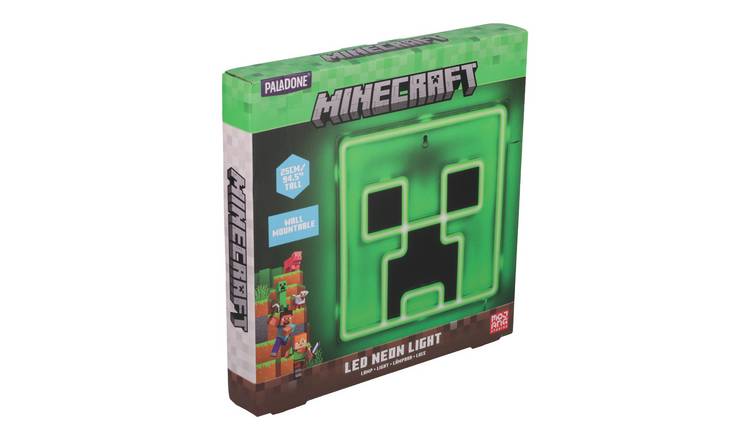 Minecraft Creeper LED Wall Light - Green