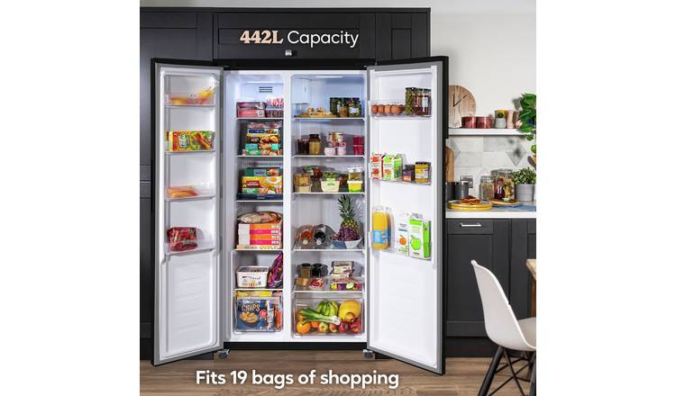 Russell Hobbs RH90AFF201B American Fridge Freezer - Black