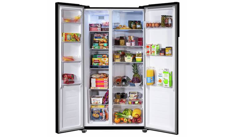 Russell Hobbs RH90AFF201B American Fridge Freezer - Black