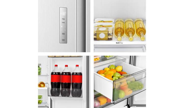 Hisense RS3P558NMFD American Fridge Freezer - Black