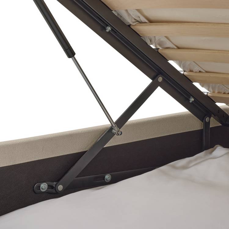 Habitat Orton Small Double End Lift Ottoman Bed - Beige