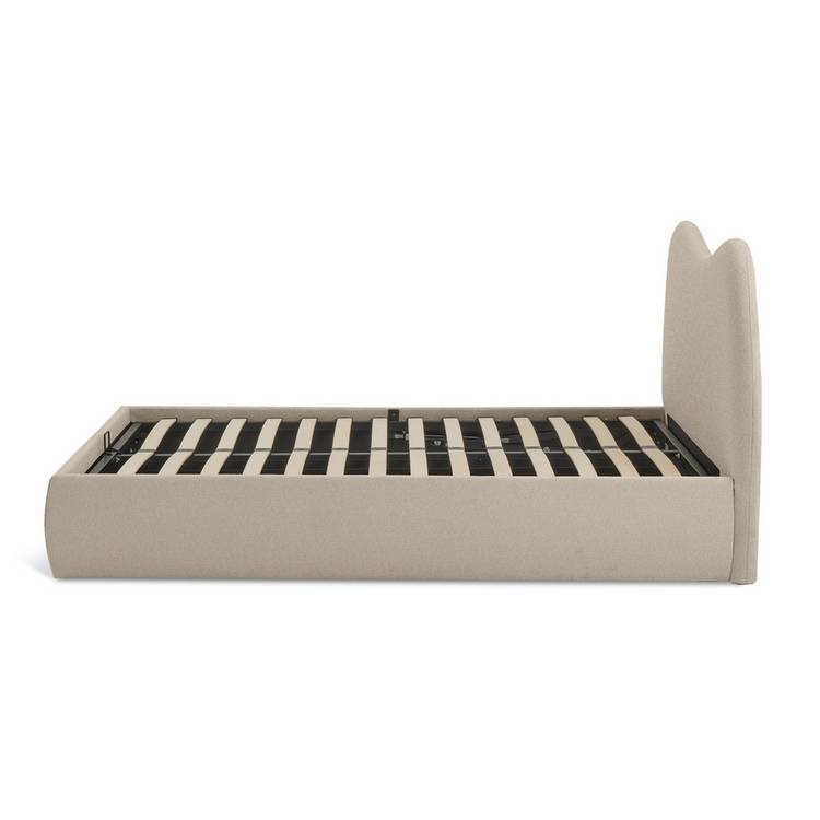 Habitat Orton Small Double End Lift Ottoman Bed - Beige