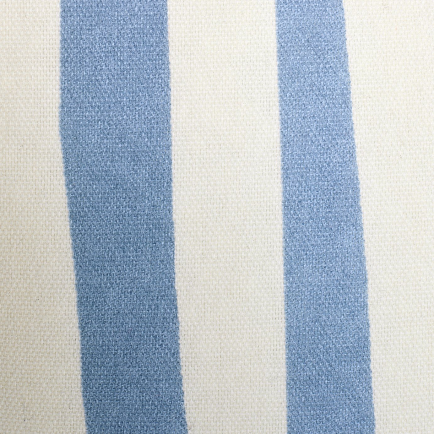 Habitat Blue and White Stripe Pouffe