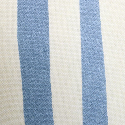 Habitat Blue and White Stripe Pouffe