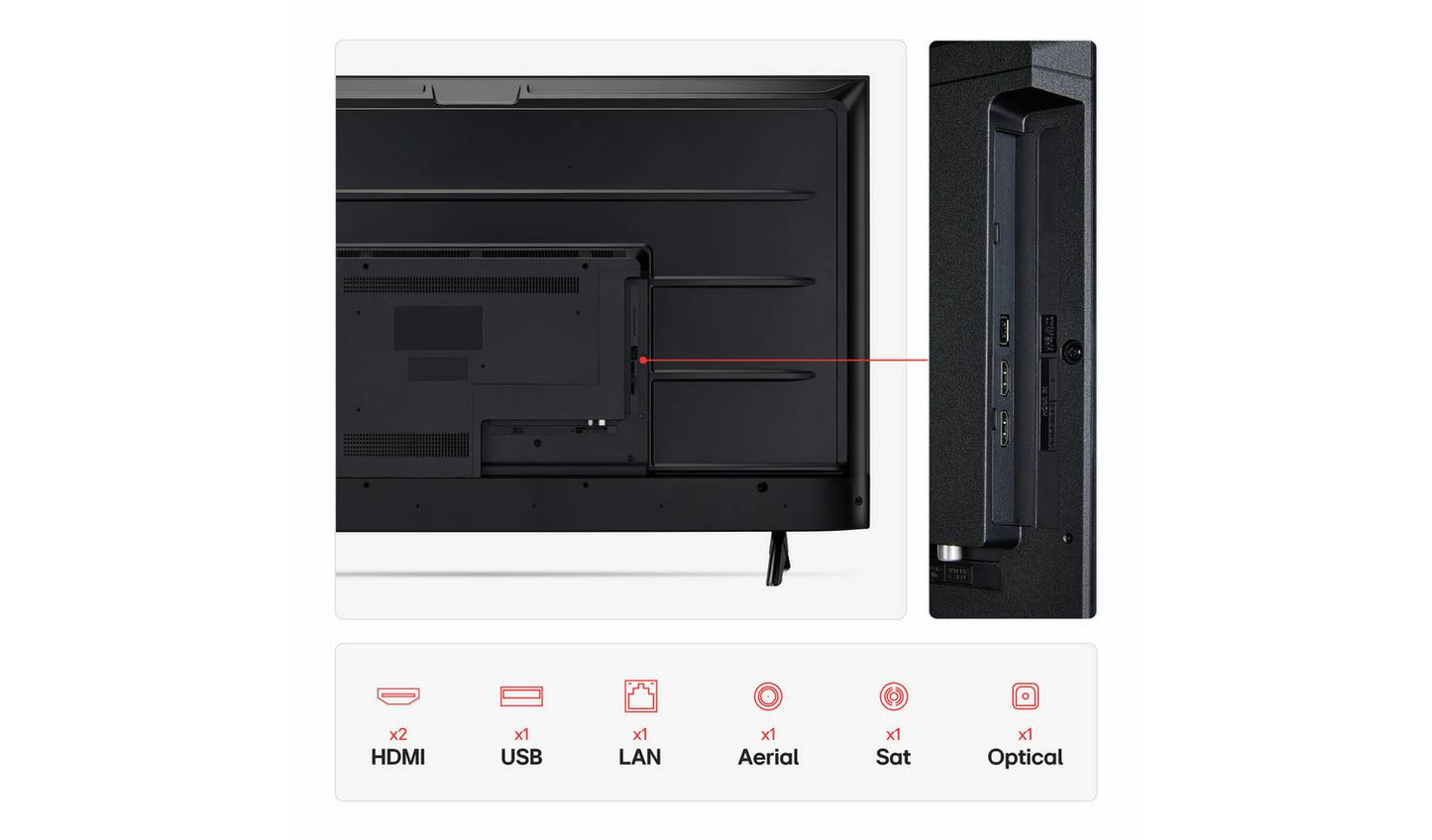 LG 43Inch 43LR60006LA Smart FHD HDR LED TV