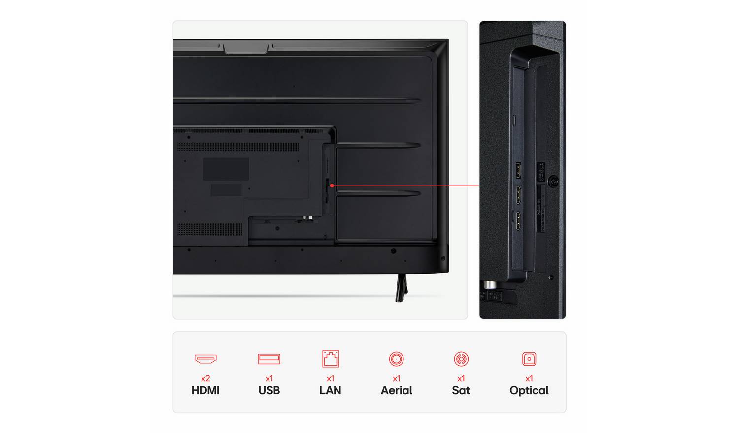 LG 43Inch 43LR60006LA Smart FHD HDR LED TV