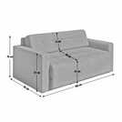 Argos Home Finn Fabric 2 Seater Sofa Bed - Navy Blue