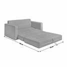 Argos Home Finn Fabric 2 Seater Sofa Bed - Navy Blue