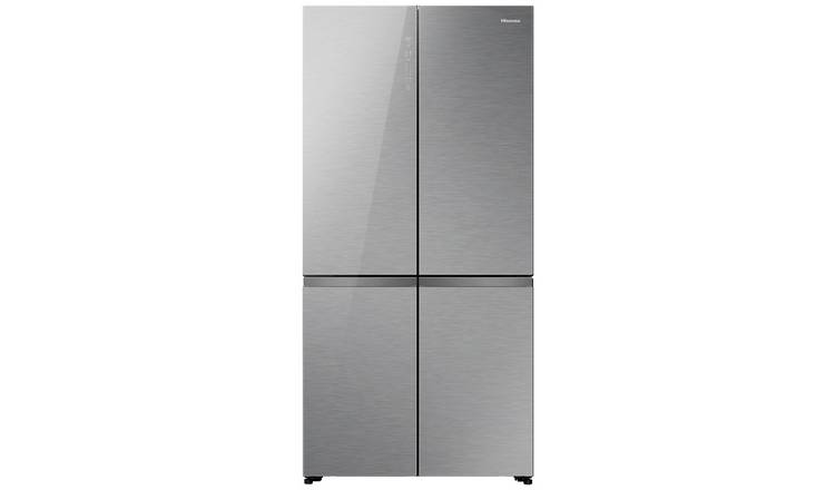 Hisense RQ768N4GVE KitchenFit Fridge Freezer -Silver Glass