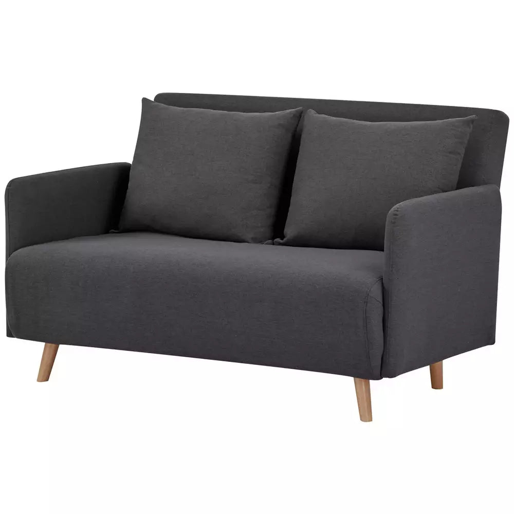 Habitat Alex Fabric Small Double Sofa Bed - Charcoal