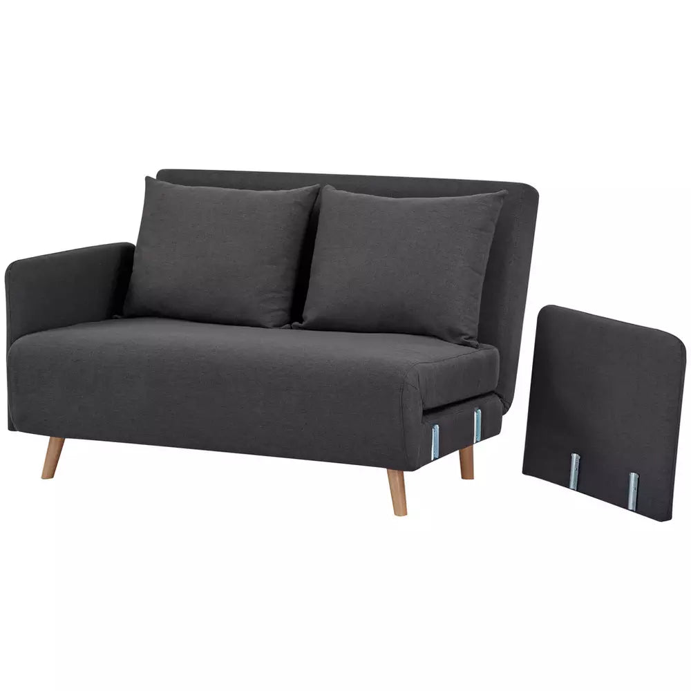 Habitat Alex Fabric Small Double Sofa Bed - Charcoal