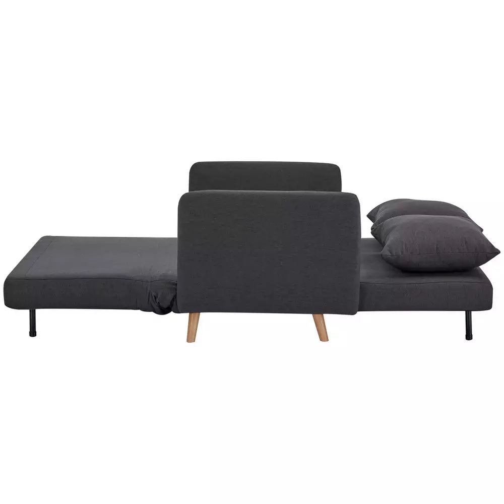 Habitat Alex Fabric Small Double Sofa Bed - Charcoal
