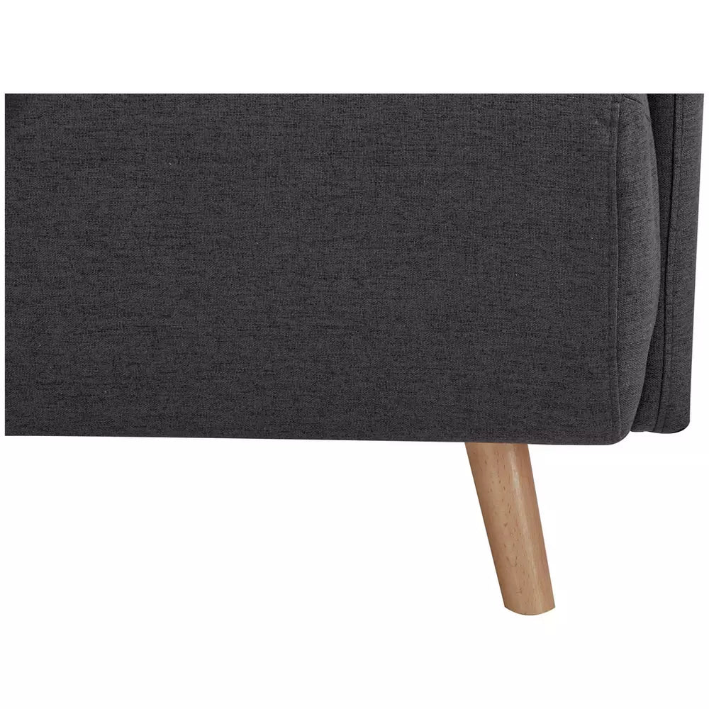 Habitat Alex Fabric Small Double Sofa Bed - Charcoal