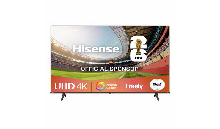 Hisense 75 Inch 75E6QTUK Smart 4K UHD HDR LED Freely TV